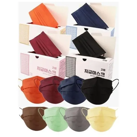 덴탈마스크 지금 칼라 마스크 50매입