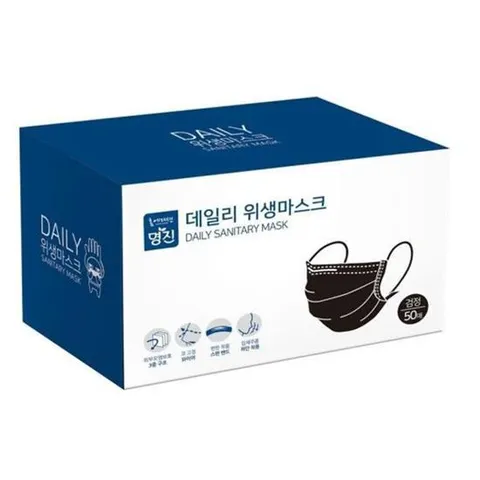 마스크 103449 부직포 마스크 블랙 벌크타입