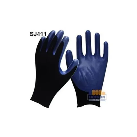 나이스 NBR폼코팅장갑 M/청색 안전용품