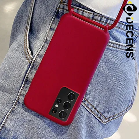 데켄스 갤럭시 S25 스트랩 목걸이 크로스백 실리콘 핸드폰 휴대폰 케이스 M720