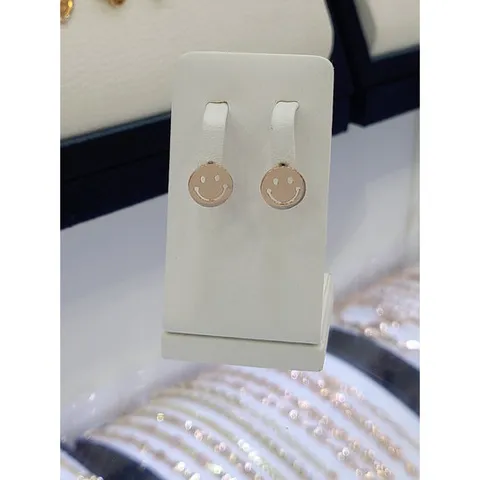 [파이치치]14k 금 스마일 코인 원터치 귀걸이 12GWH2007E