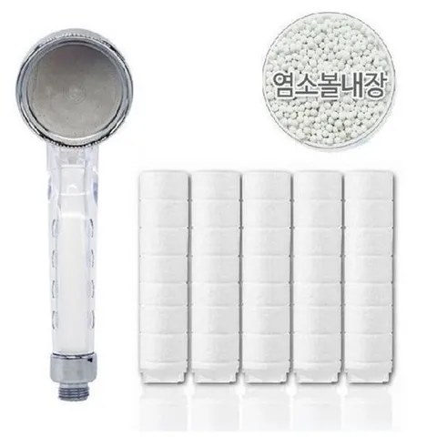닥터피엘 염소볼내장 샤워기호환필터 5개 퓨어썸