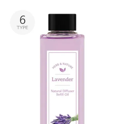 더허브샵 천연 디퓨져 리필오일 120ml (6종) 라벤더