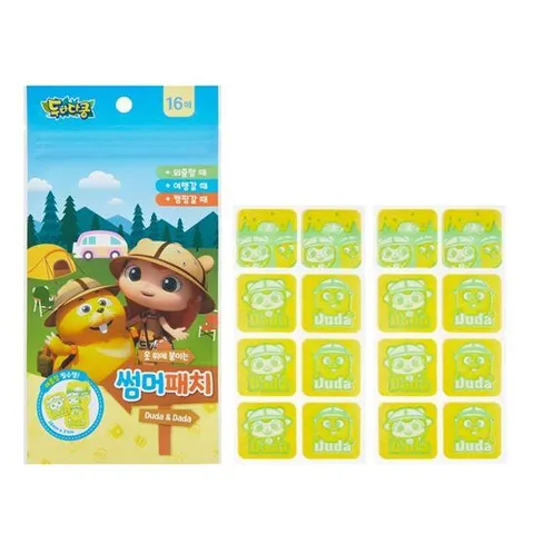 모기방지 16매입_두다다쿵 썸머패치 유아 어린이 모기패치