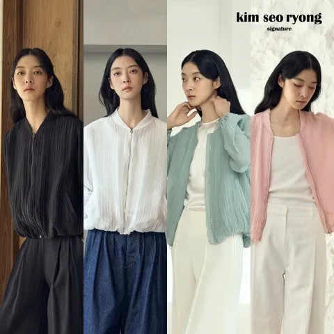김서룡크링클 시어 점퍼