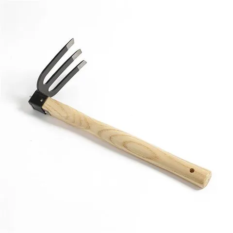 가정용품 원예작업 원목자루 세발괭이 땅파기 밭농기구