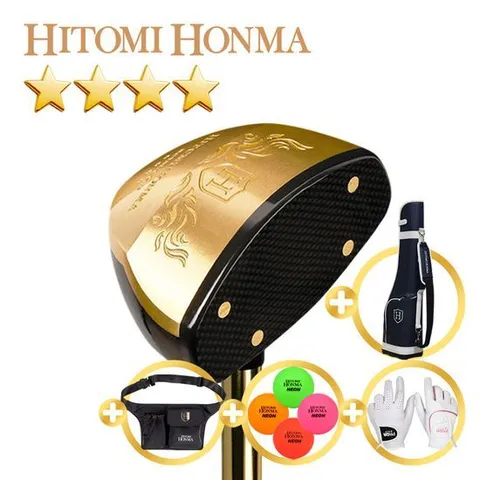 [히토미혼마]25년형 협회인증 히토미 혼마 4스타 감나무 헤드 파크골프채