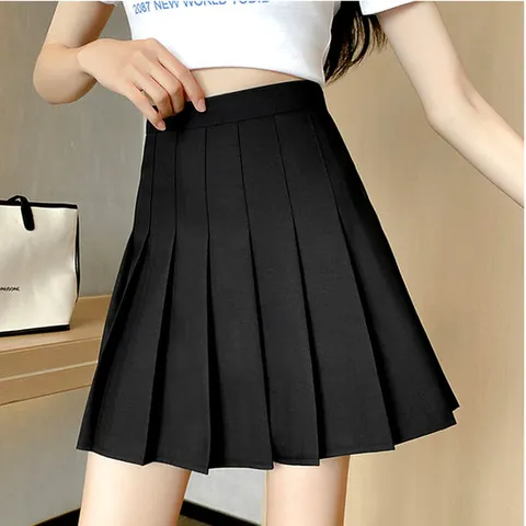 주름스커트 4컬러 사계절 A라인 빅사이즈 플리츠 테니스 골프 치마
