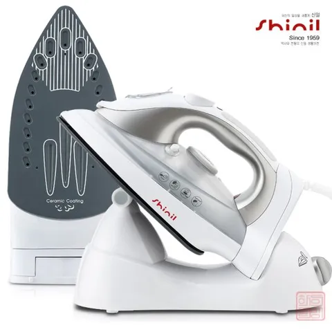 신일 유무선 스팀다리미 세라믹 열판 강력 스팀 무선스팀다리미 유선스팀다리미