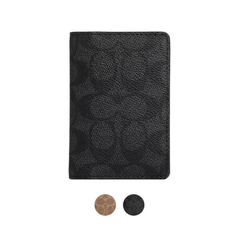 [코치] 남성 시그니처 캔버스 ID 월렛 CW367