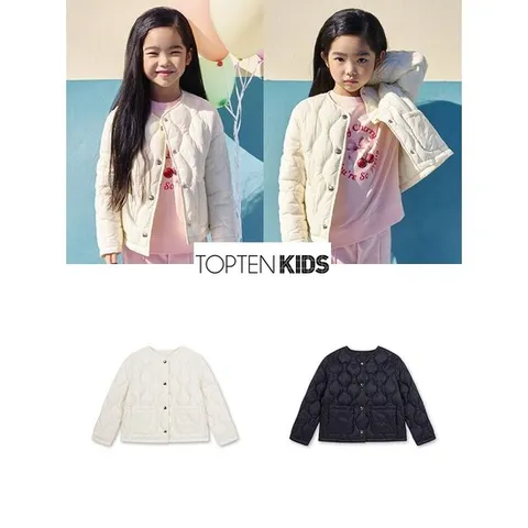 [ 롯데백화점 ][탑텐키즈]MKF1JP2021 여아) 경량 퀼팅 패딩 점퍼