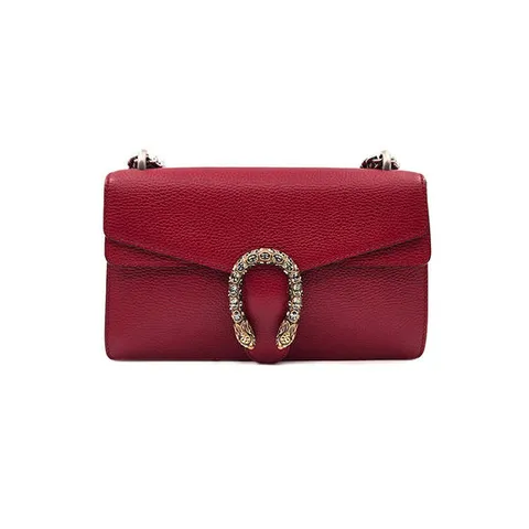 (명품) 구찌 디오니소스 체인 숄더백 레드 400249