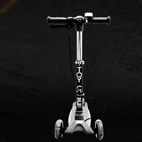 유아킥보드 유아 세발킥보드 티큐브 블랙 1P 접이식 LED 씽씽이