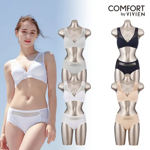 비비안 매쉬 런닝패키지 브라팬티 8종
