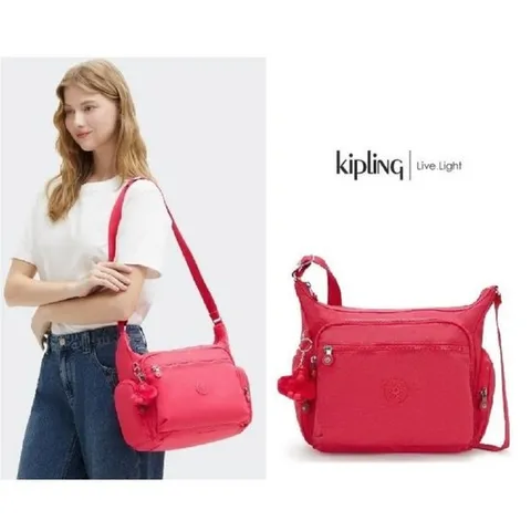 [ 롯데백화점 ][키플링]키플링  라지사이즈 크로스백 가비 리조트 핑크 KPABS30 RSPK