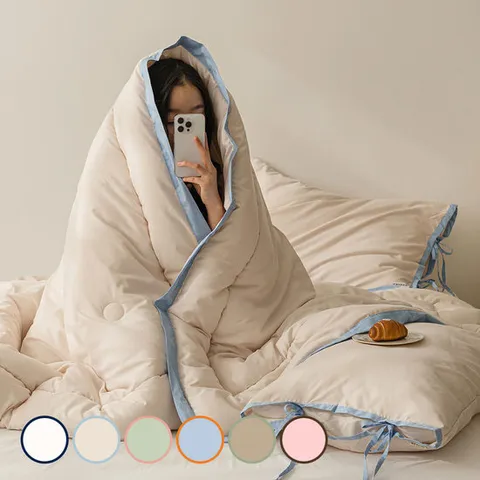 [봄신상]바자르 시리얼 포인트라인 먼지없는 사계절 차렵이불 Q(180x220)