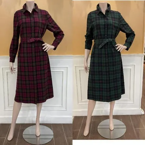 BCBG M백화점 피크 CHECK 원피스 B4C8O621