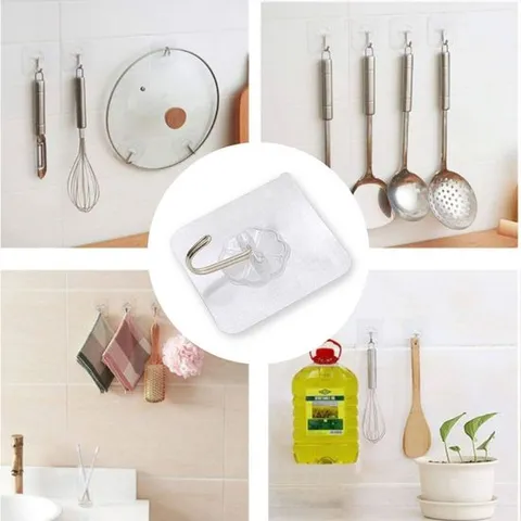 다용도 투명 매직후크 마스크걸이 현관마스크 접착70p