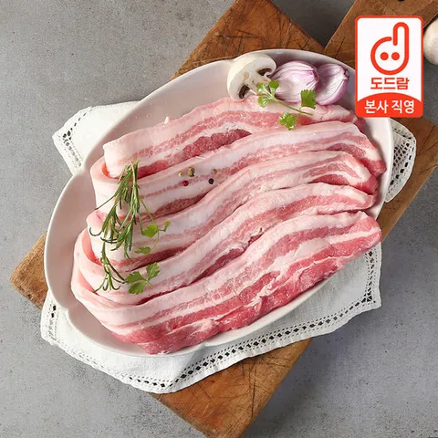 [도드람한돈] 생 오겹살 구이용 500g