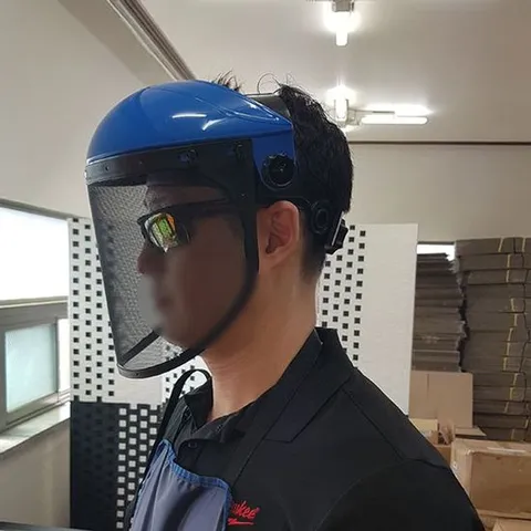 제초기 작업용 자동조절 안면보호구(고급형)