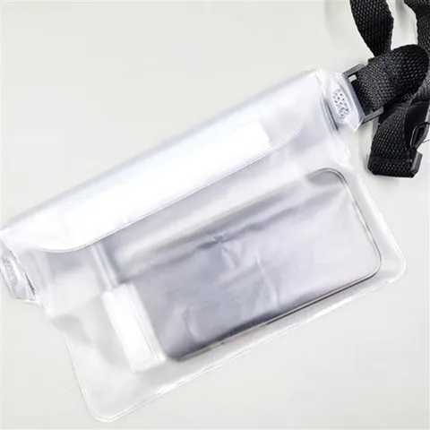 워터파크가방 방수가방 수영장 워터파크 핸드폰 소품보관 힙색 흰색