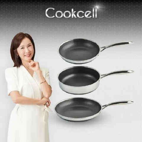 쿡셀 블랙큐브 세라믹에디션 기본팬 3종 세트