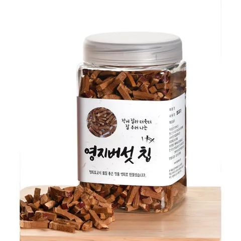 [형지표고버섯]  참나무 원목 영지버섯 영지칩 100g