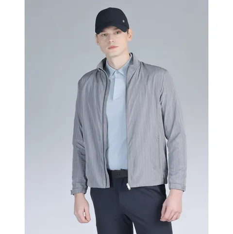 닥스 골프 25SS BEST 그레이 핀체크 점퍼 DGJU5A211G2