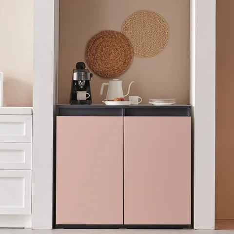 빌트인 낮은 냉장고형 다용도 수납장 비스포크 오브제 홈카페 팬트리장