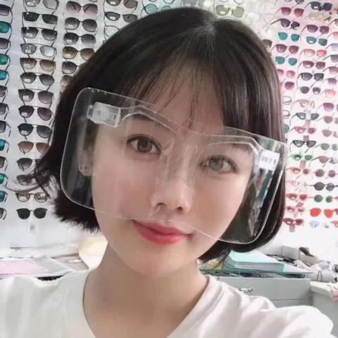 비말방지 투명 고글 마스크 유해물질 차단 페이스쉴드