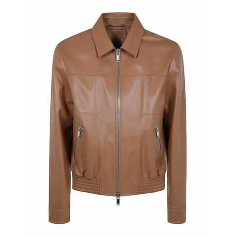 [DESA 1972] 라프리마 남성 봄버 레더 핏티드 자켓 K14484TOBACCO Brown /8