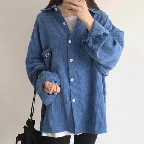 나바바 / NB2456 캐주얼 코듀로이 데일리 긴팔 셔츠