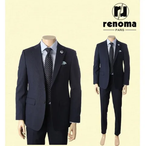 [ 롯데백화점 ][레노마캐주얼]SS 레노마 봄여름 글렌체크가 멋스러운 네이비정장세트 RPIMSJ10BDG