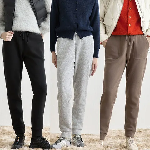 여성기모조거핏팬츠3종세트