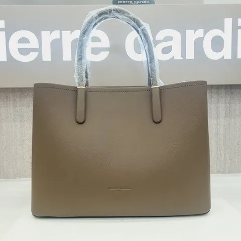 [피에르가르뎅]심플한 핸들의 가죽 토드백(32ㅡ23ㅡ11 5)_GN