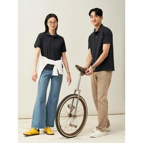 [빈폴멘] [Essential] 수피마 코튼 피케 티셔츠  애쉬 (BC5242E114)