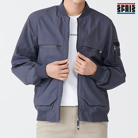 스프리스 남녀공용 항공점퍼 차콜