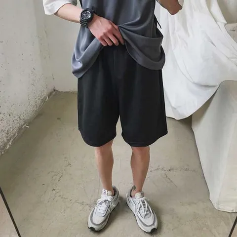 남성 하의 츄리닝 반바지 나들이 캐주얼 트레이닝복