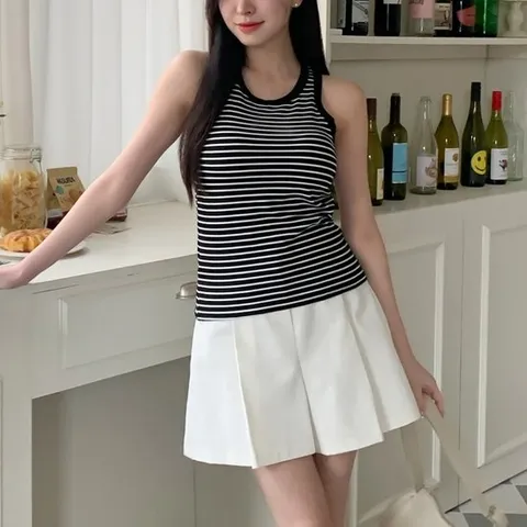 단가라 캡내장 캡나시 브라탑 티셔츠