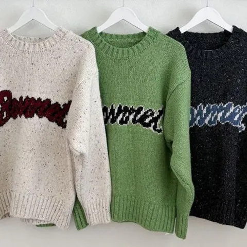 니트티셔츠 스웨터 atbewahrt 루즈