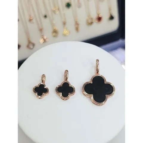 파이치치 세이브존05 14K자개오닉스 양면 클로버 펜던트 GS512-6105-12mm