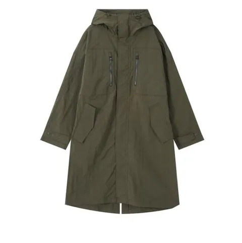 [ 롯데백화점 ][버커루]남여공용N/P 후드 롱기장 야상 점퍼(B251JP102P)