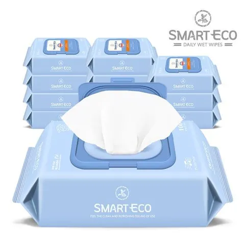 [스마트에코]비바체 100매 12팩 캡형 아기물티슈