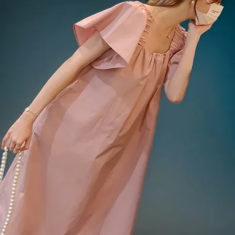 [SALE]여성 스퀘어 넥 짱짱 굿퀄리티 롱 원피스