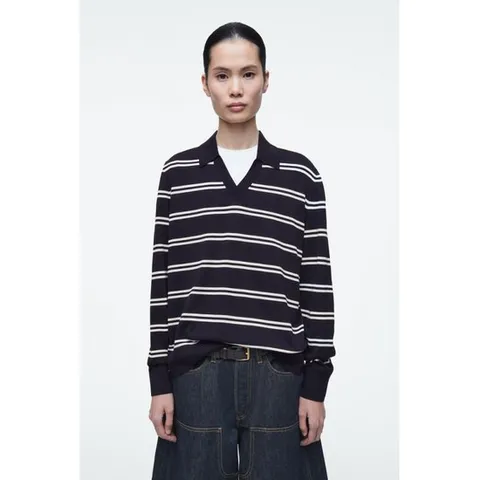 재팬 니트 실크 폴로 셔츠