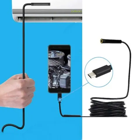 3IN1 C타입 강선 하드웨어 스마트폰 내시경카메라 1M 관리사무소