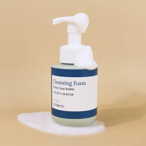 푸드어홀릭 퍼펙트 클리어 위치하젤 버블 클렌징폼 300ml /저자극 폼클렌징 미세거품