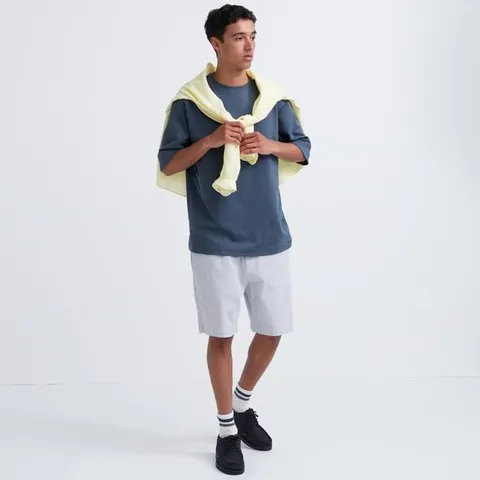 유니클로 재팬 스트레치 이지 쇼츠 (쉬어 사커)