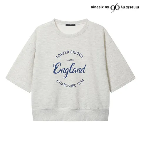 택가 59,000원 [나인식스뉴욕]레터링 7부 맨투맨 (NP1LW010L0)