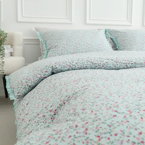 윤스홈 드레 60수아사 순면 차렵이불 퀸